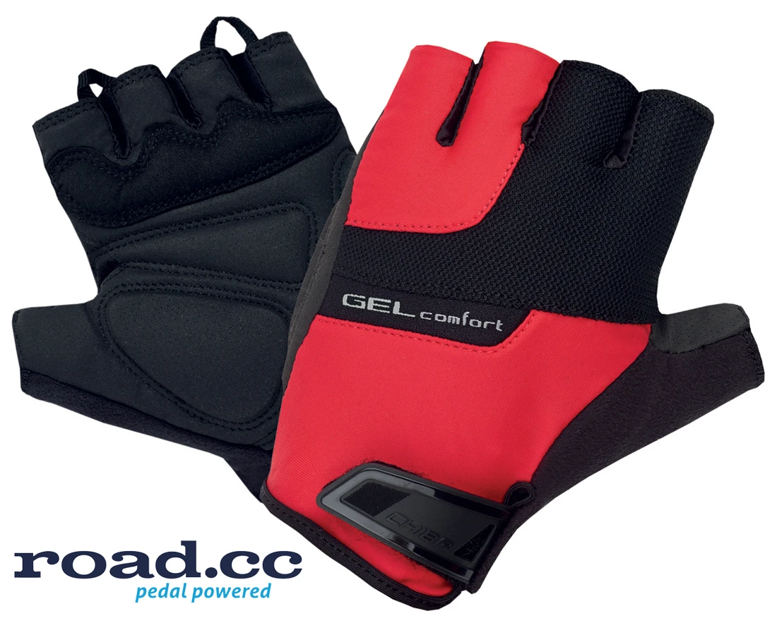 Chiba Gloves Gel Comfort Active Eco-Line Mitt Red/Black RED SMALL Small 2 Chiba Gloves Gel Comfort Active Eco-Line Mitt Red/Black RED SMALL Small