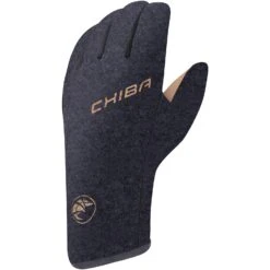 Chiba All Natural Light Cycling Gloves - Black