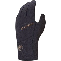 Chiba All Natural Warm Waterproof Cycling Gloves - Black