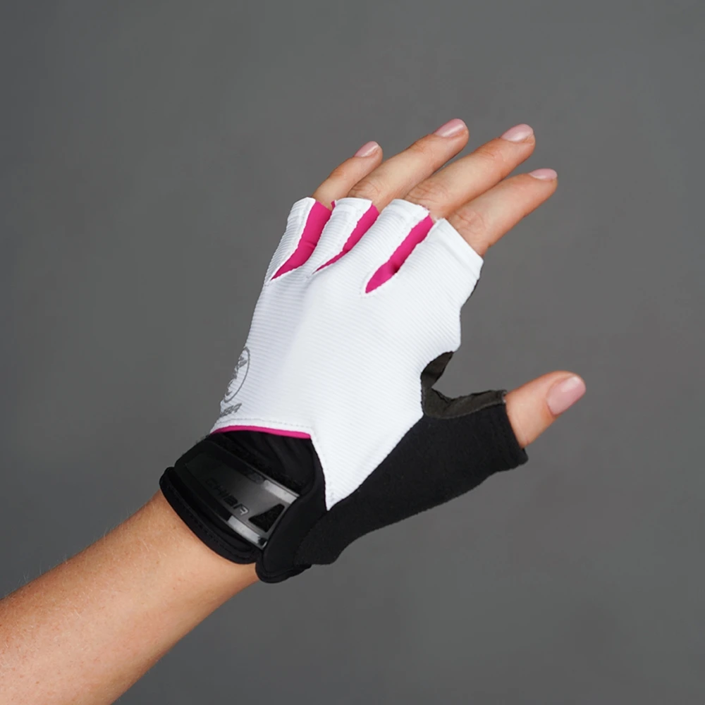 Chiba BioXCell Lady Bike Gloves Women - White 5 Chiba BioXCell Lady Bike Gloves Women - White - Image 3