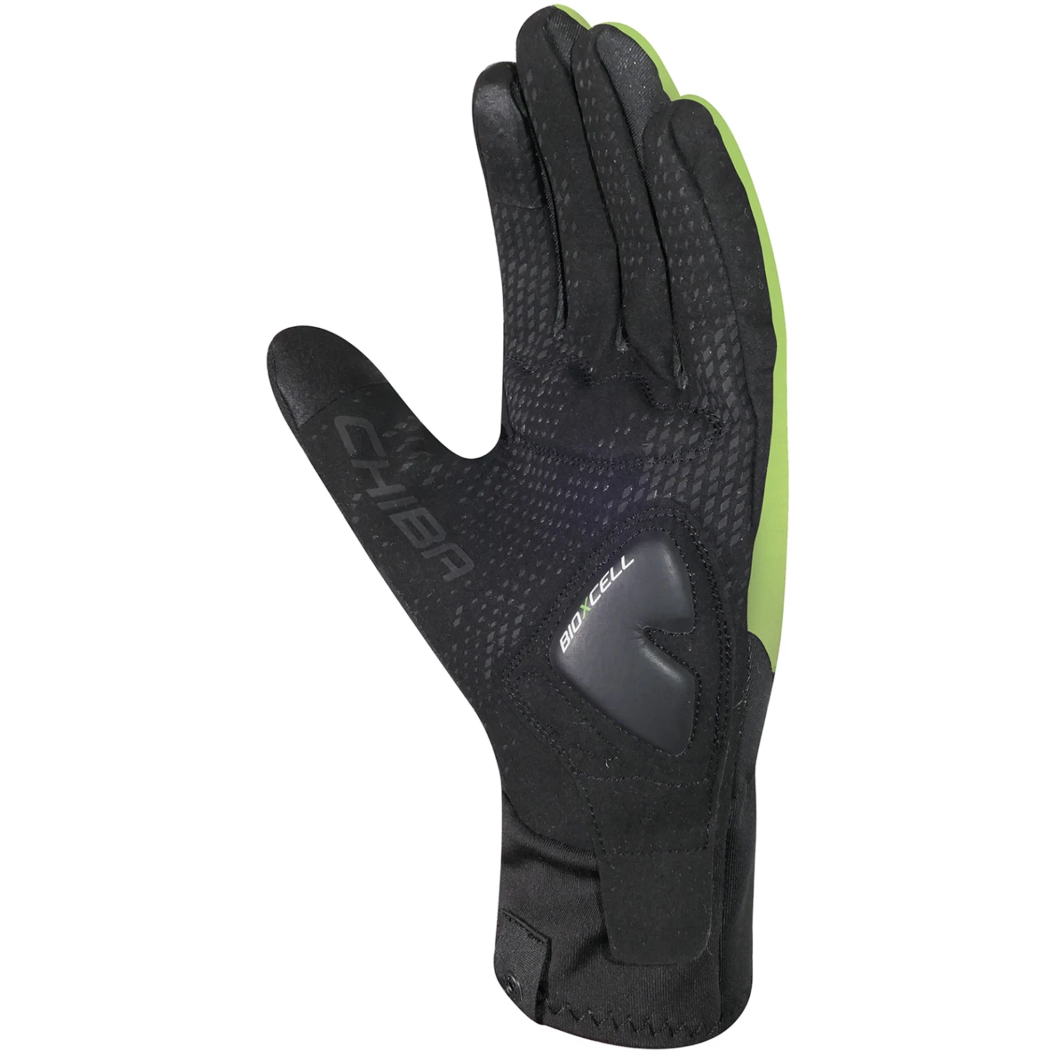 Chiba BioXCell Light Winter Cycling Gloves - Neon Yellow 4 Chiba BioXCell Light Winter Cycling Gloves - Neon Yellow - Image 2
