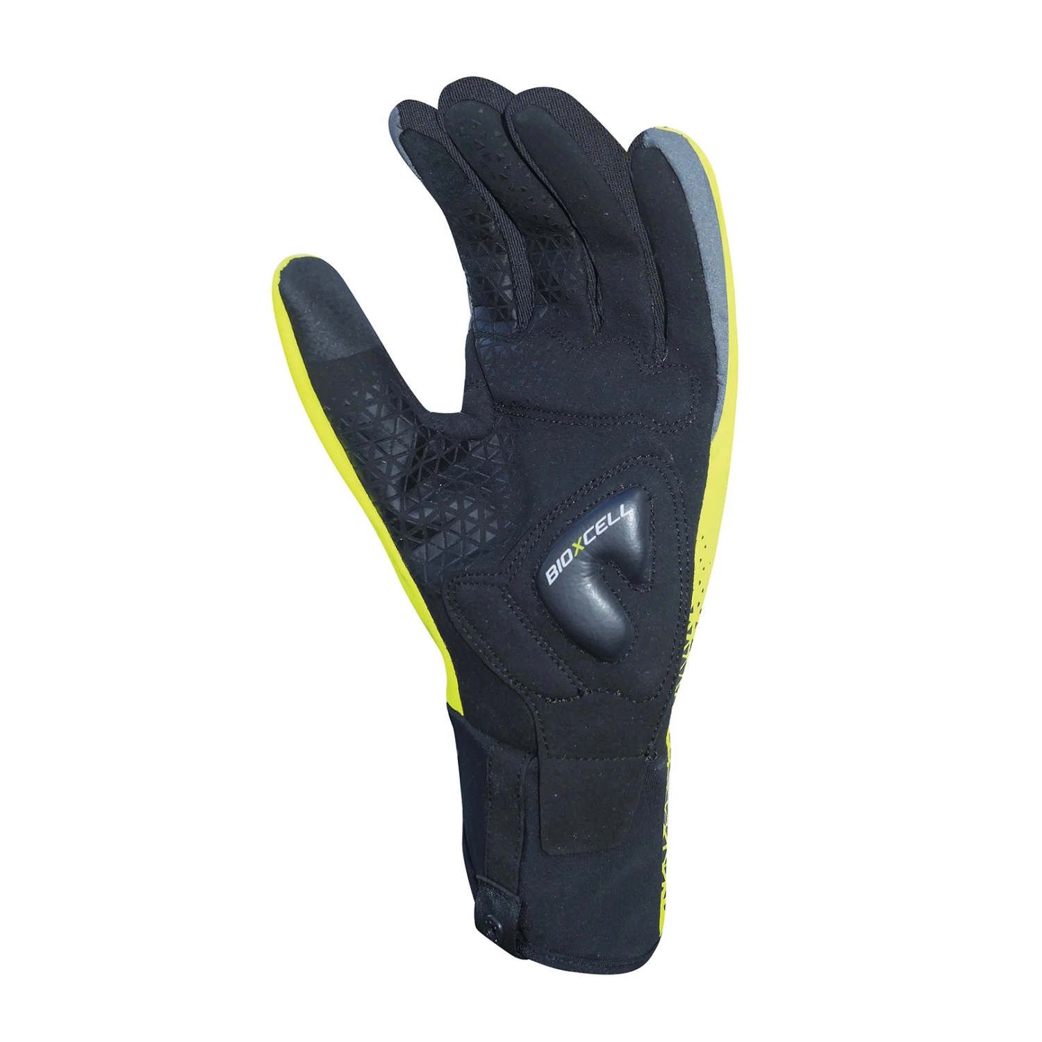 Chiba BioXCell Light Winter Cycling Gloves - Neon Yellow/silver 4 Chiba BioXCell Light Winter Cycling Gloves - Neon Yellow/silver - Image 2