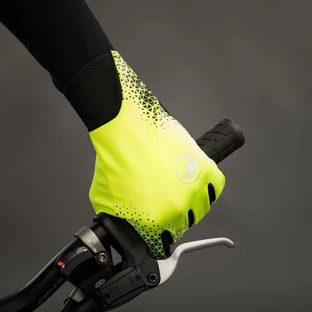 Chiba BioXCell Light Winter Cycling Gloves - Neon Yellow/silver 5 Chiba BioXCell Light Winter Cycling Gloves - Neon Yellow/silver - Image 3