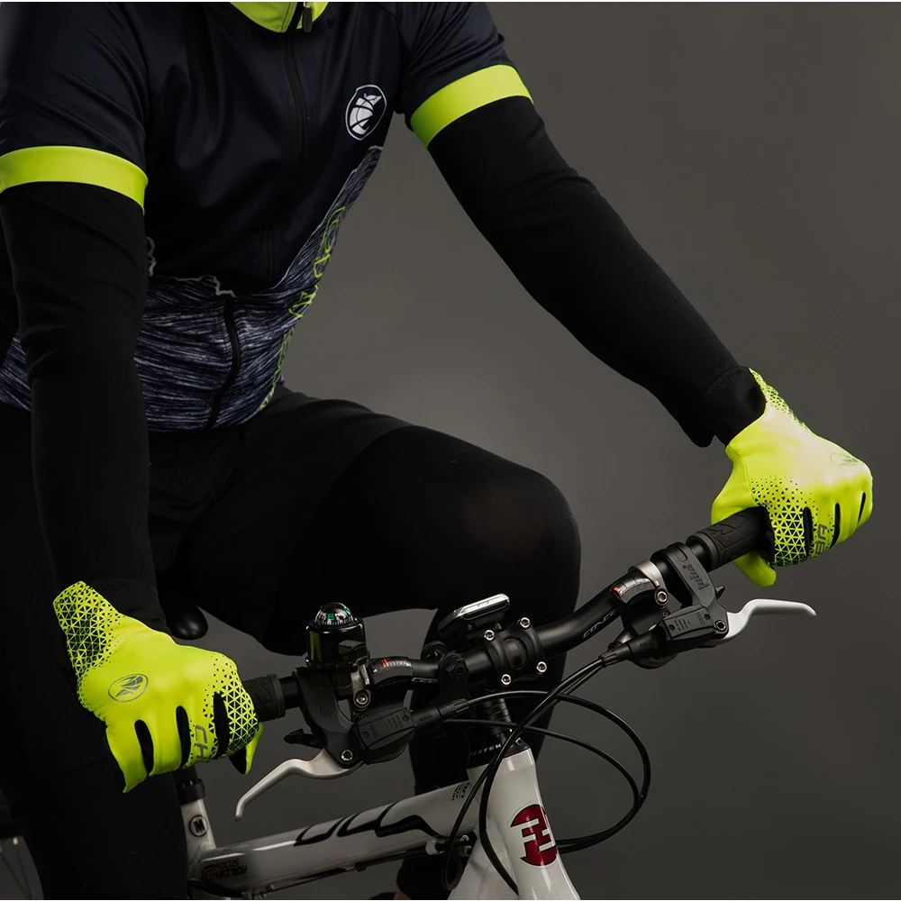 Chiba BioXCell Light Winter Cycling Gloves - Neon Yellow/silver 6 Chiba BioXCell Light Winter Cycling Gloves - Neon Yellow/silver - Image 4