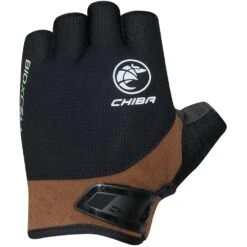 Chiba BioXCell Road Bike Gloves - Black/brown