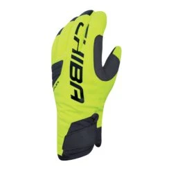 Chiba BioXCell Warm Winter Cycling Gloves - Neon Yellow 3160020