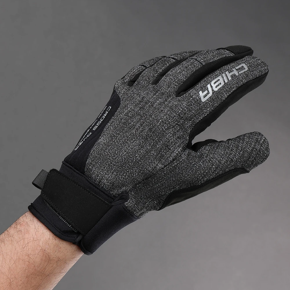 Chiba Cross Over Light Cycling Gloves - Light Grey 5 Chiba Cross Over Light Cycling Gloves - Light Grey - Image 3