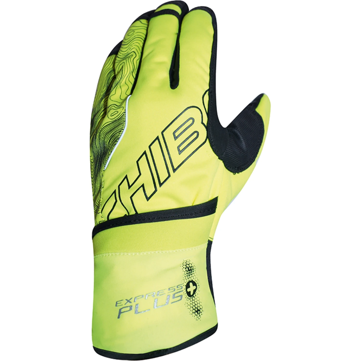 Chiba Express+ Cycling Gloves - Neon Yellow