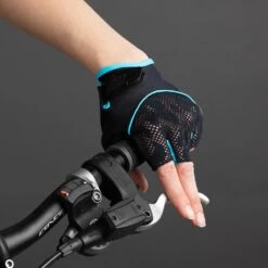 Chiba Gel Bike Gloves Women - Black/turquoise -Sports Gloves and Clothing - Chiba chiba gel bike gloves women black turquoise 3 1556078
