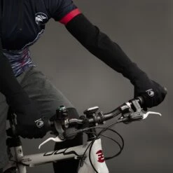 Chiba Polarfleece Cycling Gloves - Black -Sports Gloves and Clothing - Chiba chiba polarfleece cycling gloves black 4 880223