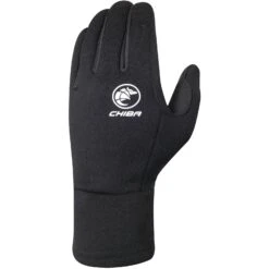 Chiba Polarfleece Cycling Gloves Kids - Black