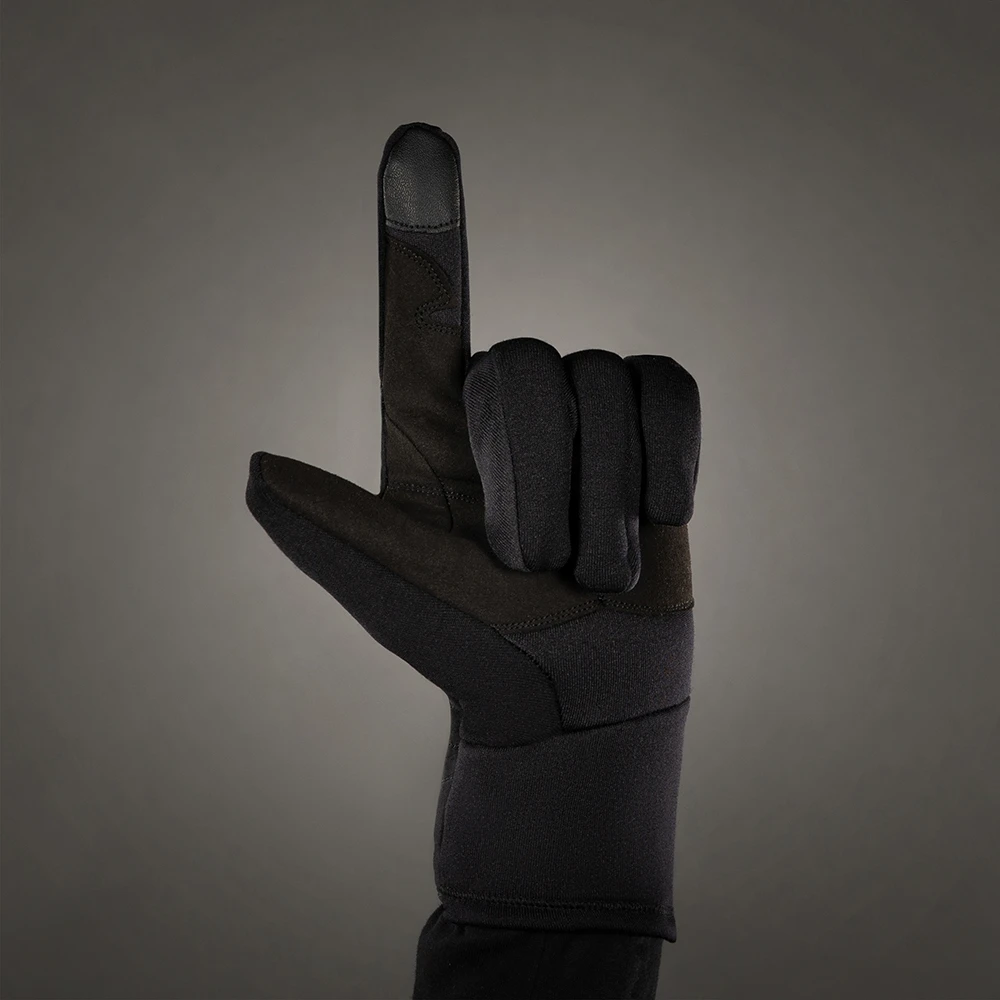 Chiba Polarfleece Titan Cycling Gloves With Protective Cover - Black 7 Chiba Polarfleece Titan Cycling Gloves With Protective Cover - Black - Image 5