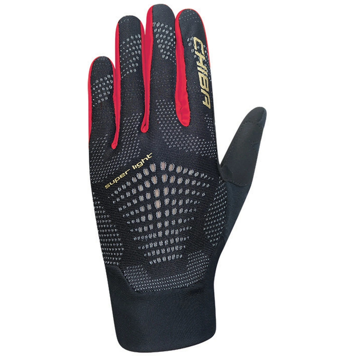 Chiba Super Light Cycling Gloves - Black/red 3 Chiba Super Light Cycling Gloves - Black/red