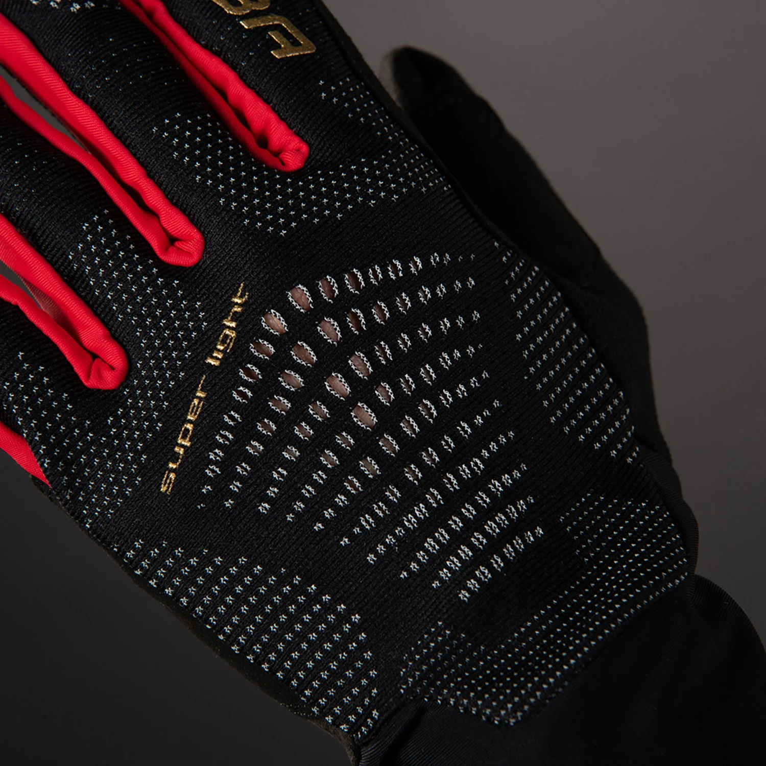 Chiba Super Light Cycling Gloves - Black/red 5 Chiba Super Light Cycling Gloves - Black/red - Image 3