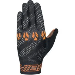 Chiba Trinity Youth Cycling Gloves - Black/orange