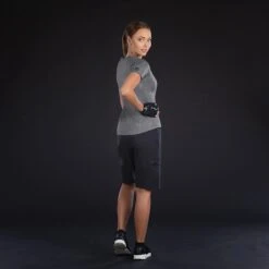 Chiba Urban T-Shirt Women - Light Grey -Sports Gloves and Clothing - Chiba chiba urban t shirt women light grey 24 1400571