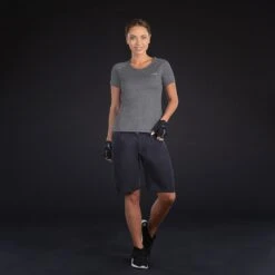 Chiba Urban T-Shirt Women - Light Grey -Sports Gloves and Clothing - Chiba chiba urban t shirt women light grey 26 1400573