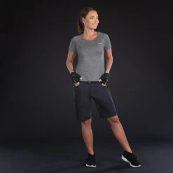 Chiba Urban T-Shirt Women - Light Grey -Sports Gloves and Clothing - Chiba chiba urban t shirt women light grey 27 1400574