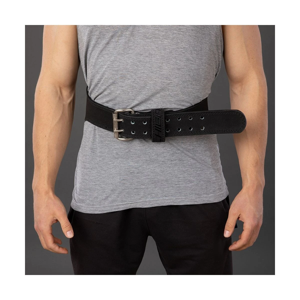 Leather Weightlifting Belt - Chiba 3 Leather Weightlifting Belt - Chiba - Image 2